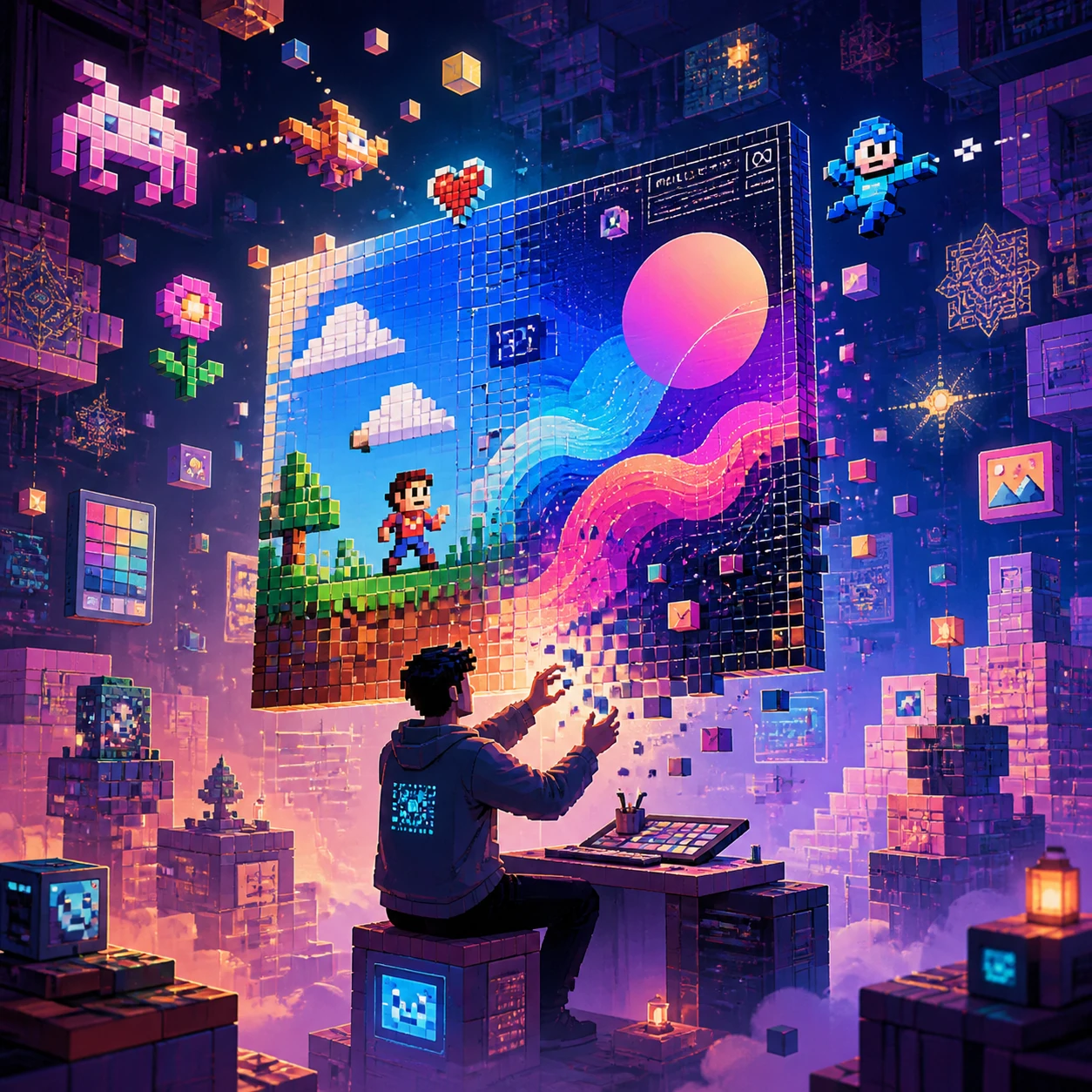 هنر Pixel Art: پیکسل‌آرت در طراحی مدرن
